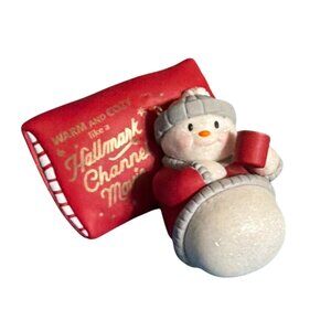 2020 Hallmark Keepsake Warm & Cozy Snowman w/Mug Christmas Holiday Ornament 3"